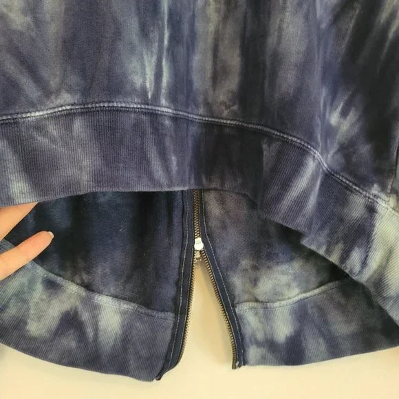 Canyon River Blues Womens Sz L Long Sleeve Tie Dye Terry Sweatshirt Hippie Top - Picture 3 of 11